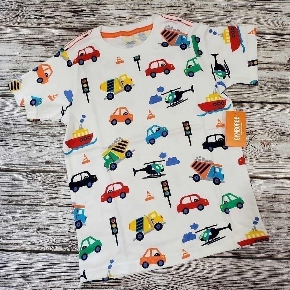 5T NWT Gymboree Transportation Vehicles T-Shirt